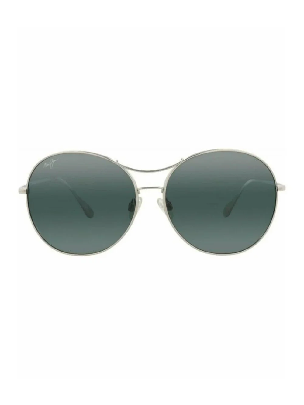 New Maui Jim Womens Round/Oval Silver Silver Grey Fashion Designer Sunglasses